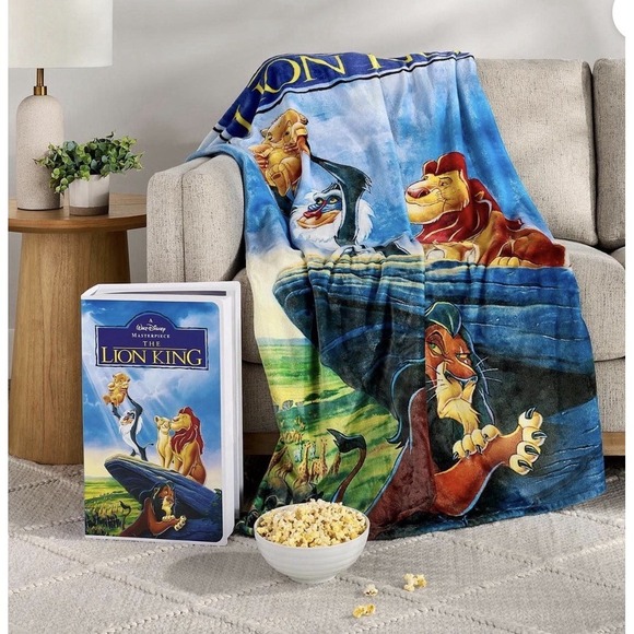 Other - The Lion King Classic VHS Boxed Silk Touch Throw 50" x 70" SOLD OUT!
